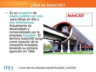 ¿Qué es AutoCAD? | PPT