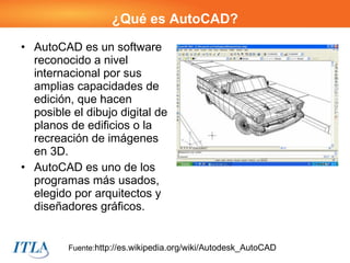 ¿Qué es AutoCAD? | PPT