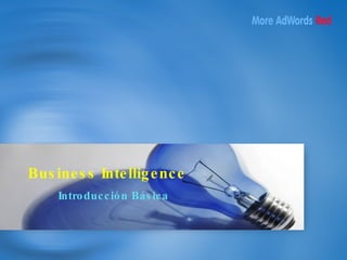 Business Intelligence Introducción Básica 