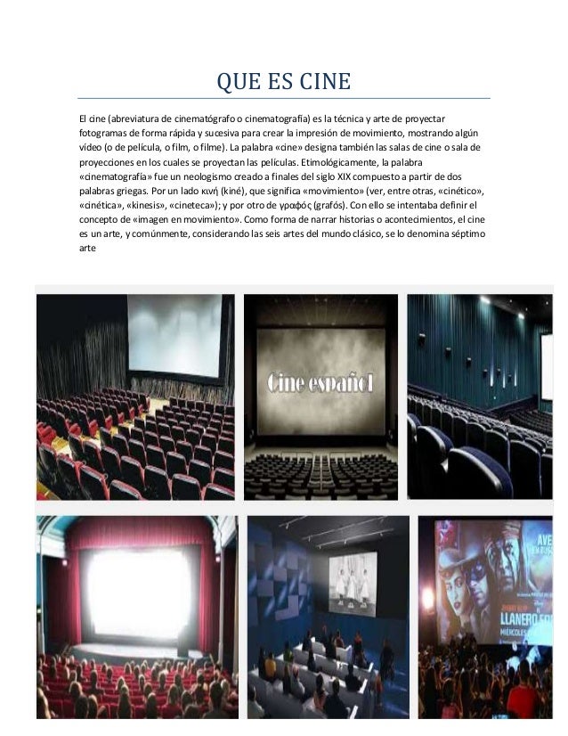 Que es cines