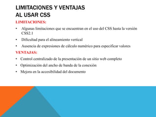 Css Banda Que es CSS? Presentacion Basica para CSS | PPTX