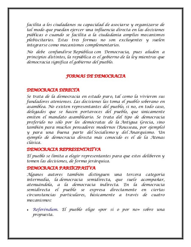 Que es democracia
