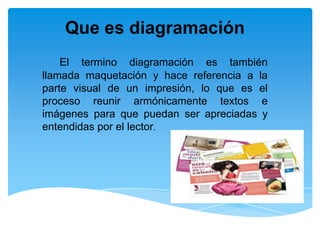 Que es diagramación