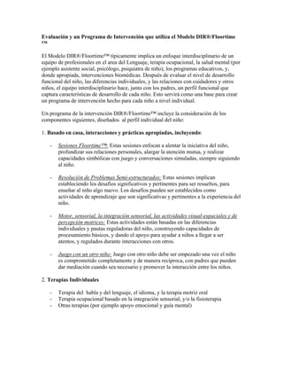 Que es dir floortime | PDF