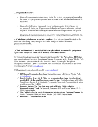 Que es dir floortime | PDF