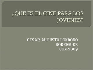 Que Es El Cine Para Los Jovenes