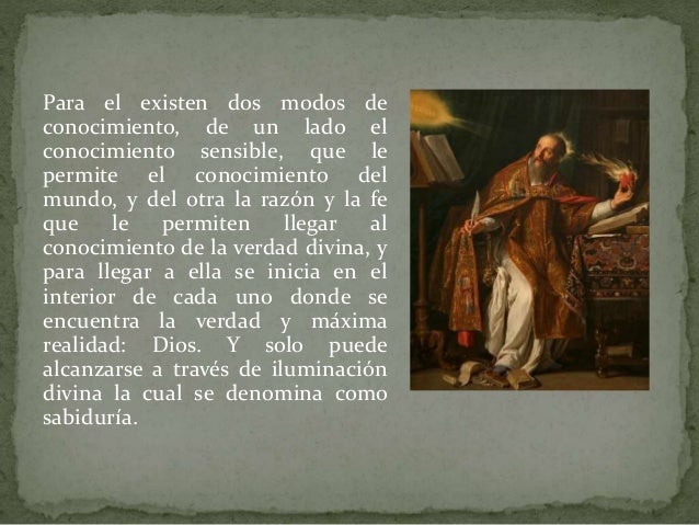 Qué es el conocimiento?Pensamiento de la filosofía Medieval