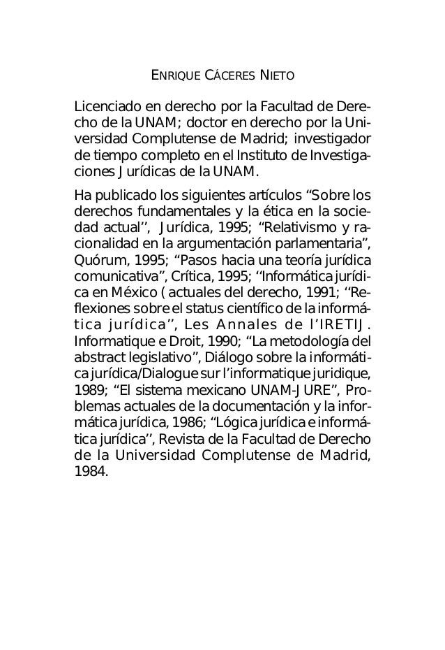 Que es el derechoEnrique Cáceres Nieto