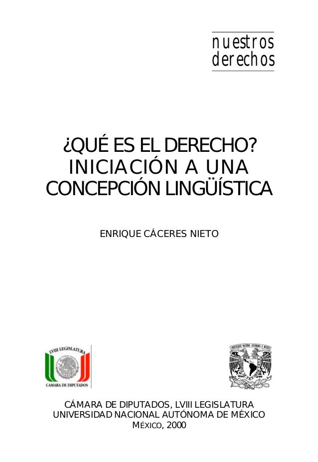 Que es el derechoEnrique Cáceres Nieto