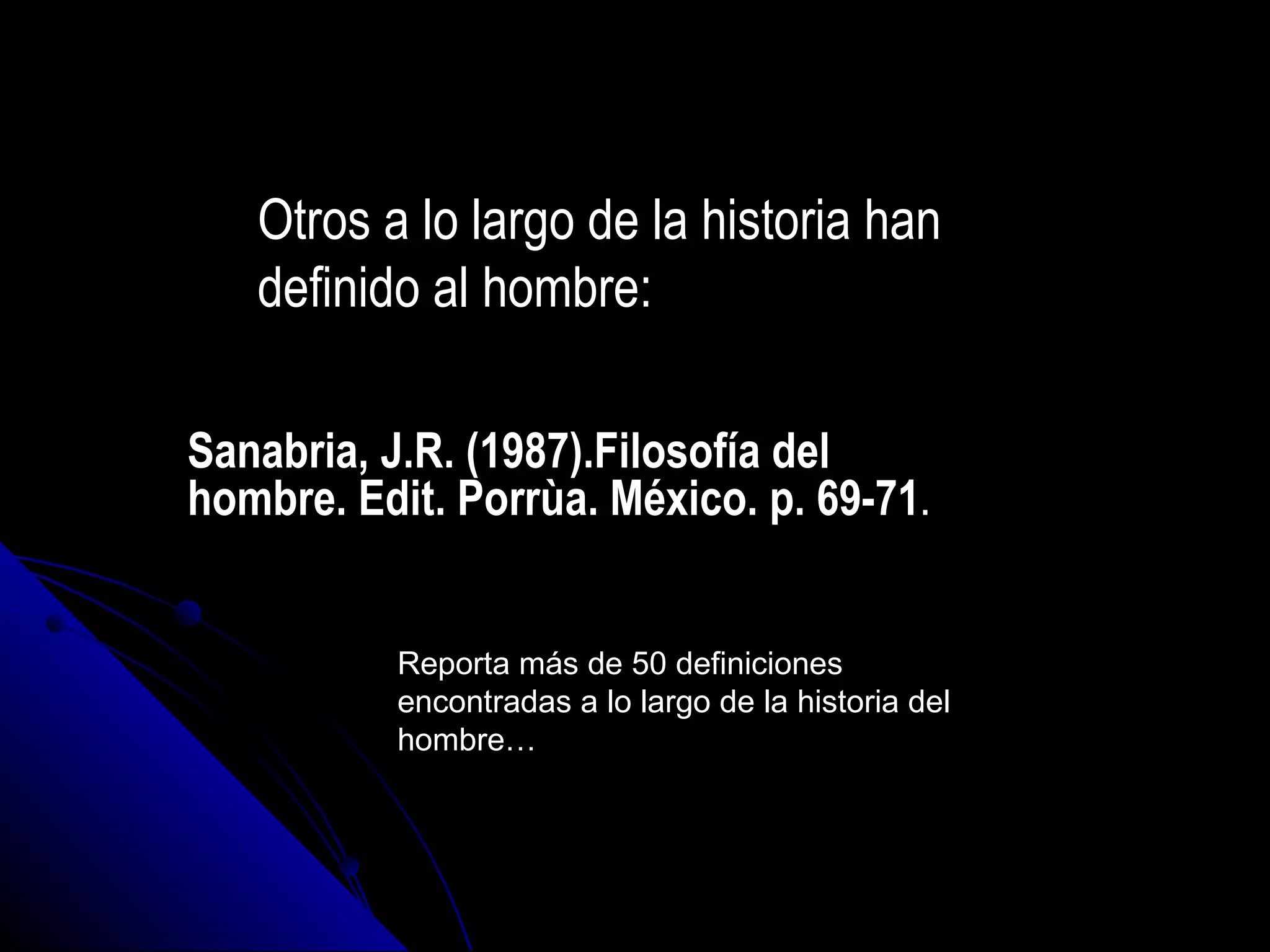Que es el hombre PPT