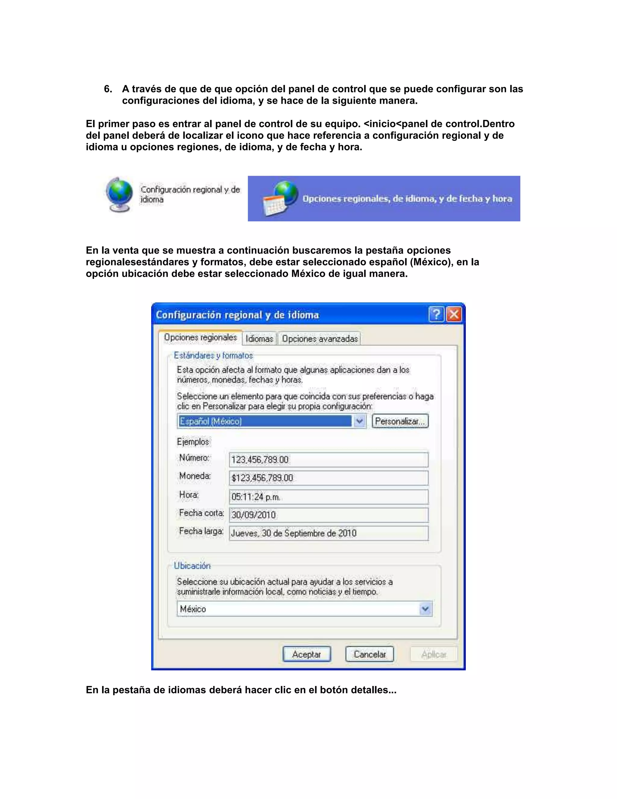 Que es el panel de control | PDF