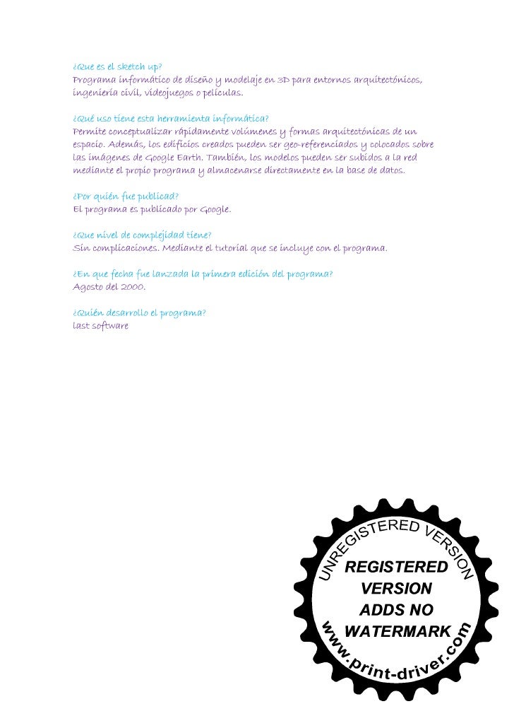 Que Es El Sketch Up