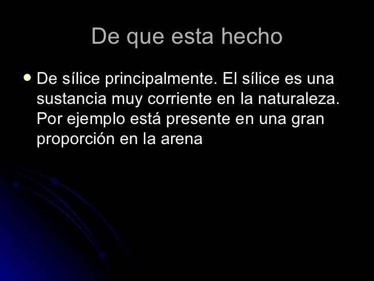 Que es el vidrio