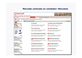 Mercado centrado en vendedor: Mercateo
 