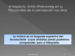 El oyente es el receptor musical. La acción de escuchar conlleva  una aptitud: la escucha musical.