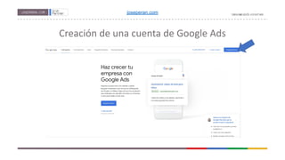 Creación de una cuenta de Google Ads
joseperan.com
 