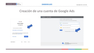 Creación de una cuenta de Google Ads
joseperan.com
 