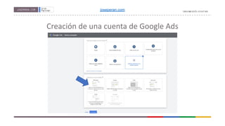 Creación de una cuenta de Google Ads
joseperan.com
 