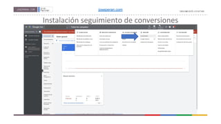 Instalación seguimiento de conversiones
joseperan.com
 