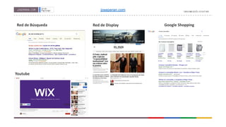 Red de Búsqueda Red de Display Google Shopping
Youtube
joseperan.com
 