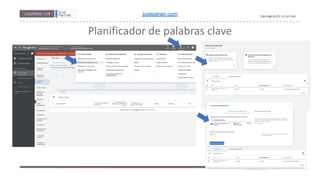 Planificador de palabras clave
joseperan.com
 