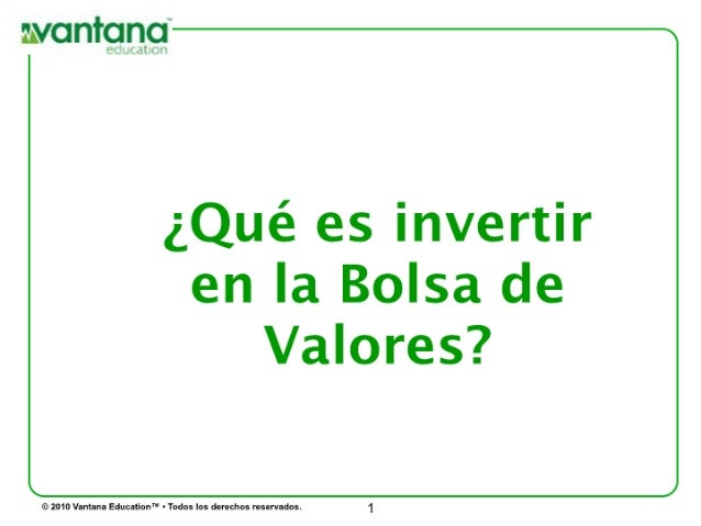 Que es invertir_en_la_bolsa_de_valores