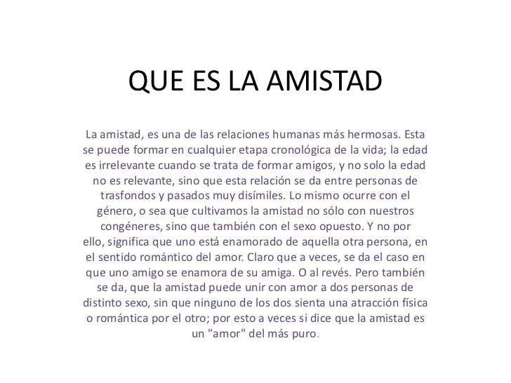 que-es-la-amistad
