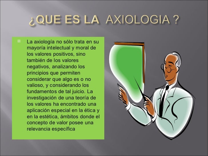 Que es la axiologia