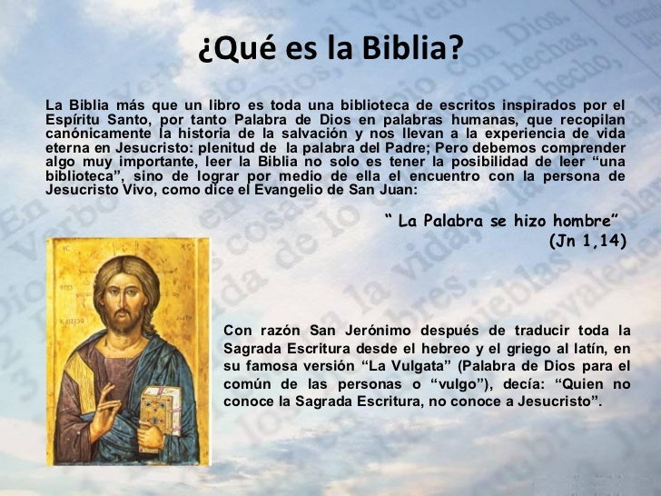 Que Es La Biblia Y Como Leerla