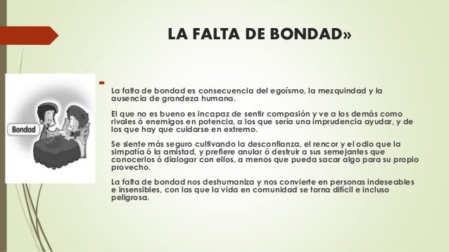 Que es la bondad