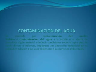 Del sueloCONTAMINACION AUDITIVA O SONORASe llama contaminación acústica (o contaminación auditiva) al exceso de sonido que altera las condiciones normales del ambiente en una determinada zona. Si bien el ruido no se acumula, traslada o mantiene en el tiempo como las otras contaminaciones, también puede causar grandes daños en la calidad de vida de las personas si no se controla adecuadamente.El término contaminación acústica hace referencia al ruido (entendido como sonido excesivo y molesto), provocado por las actividades humanas (tráfico, industrias, locales de ocio, aviones, etc.), que produce efectos negativos sobre la salud auditiva, física y mental de las personas.