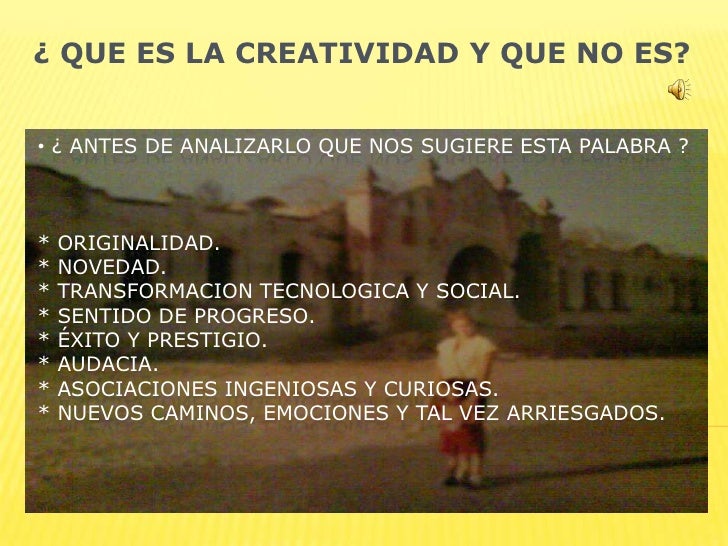 Que es la creatividad