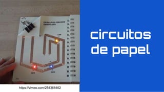circuitos
de papel
https://vimeo.com/254368402
 
