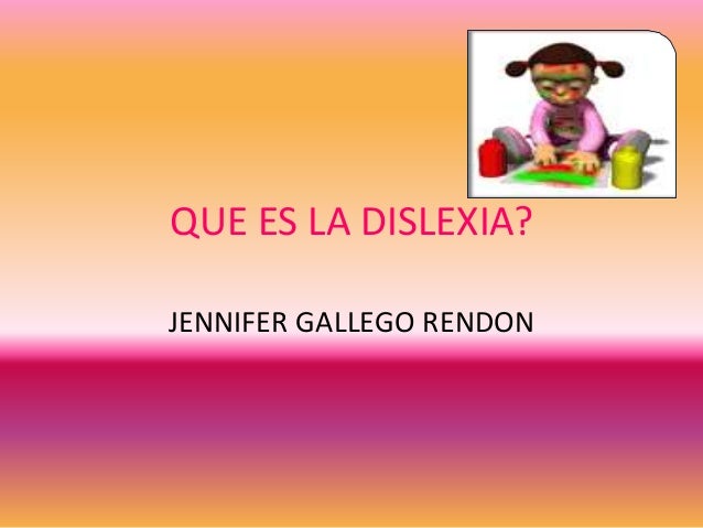 Tipos de dislexia