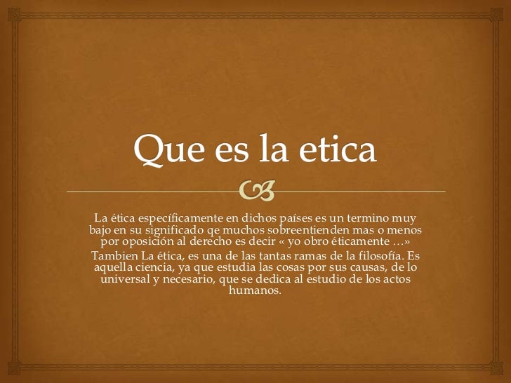 Que Es La Etica Y Moral Y Diferencias