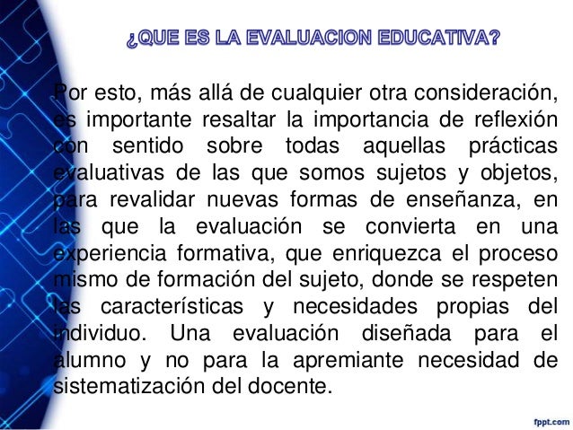 CAP TULO I LA EVALUACI N INSTITUCIONAL