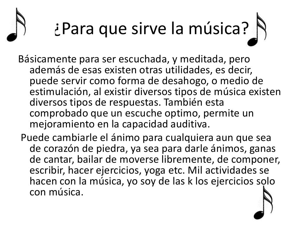 Que es la musica Que es la musica