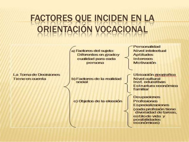 Resultado de imagen para que es orientación vocacional