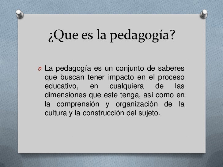 Que es la pedagogía point de cesar
