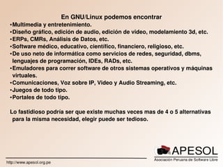 Que es linux y que es Software Libre | PDF