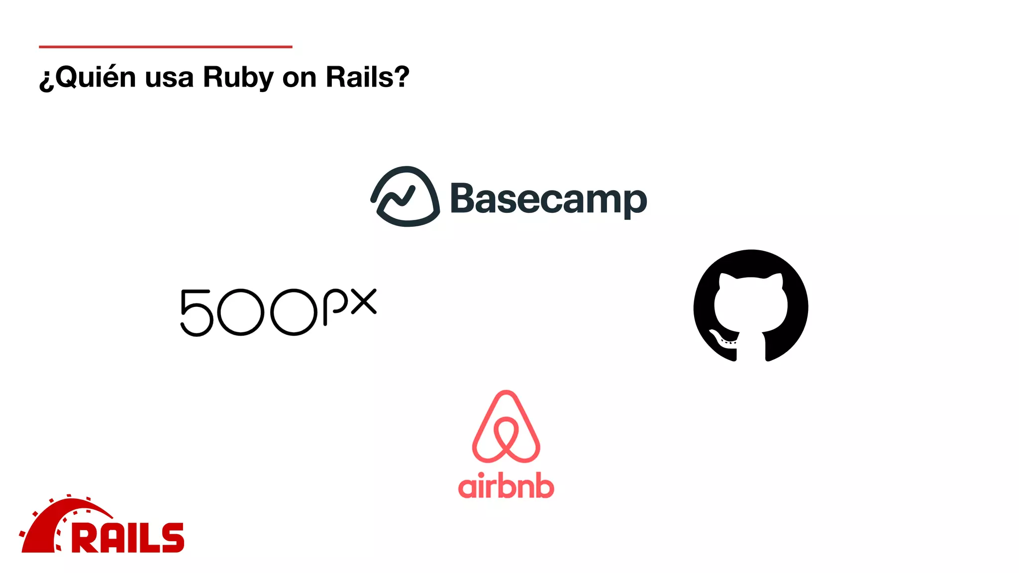 ¿Quién usa Ruby on Rails?
 