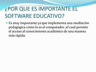 Que Es Software Educativo