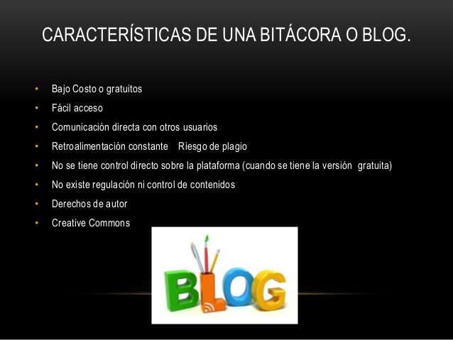 Resultado de imagen para caracterÃsticas de una bitácora electrónica
