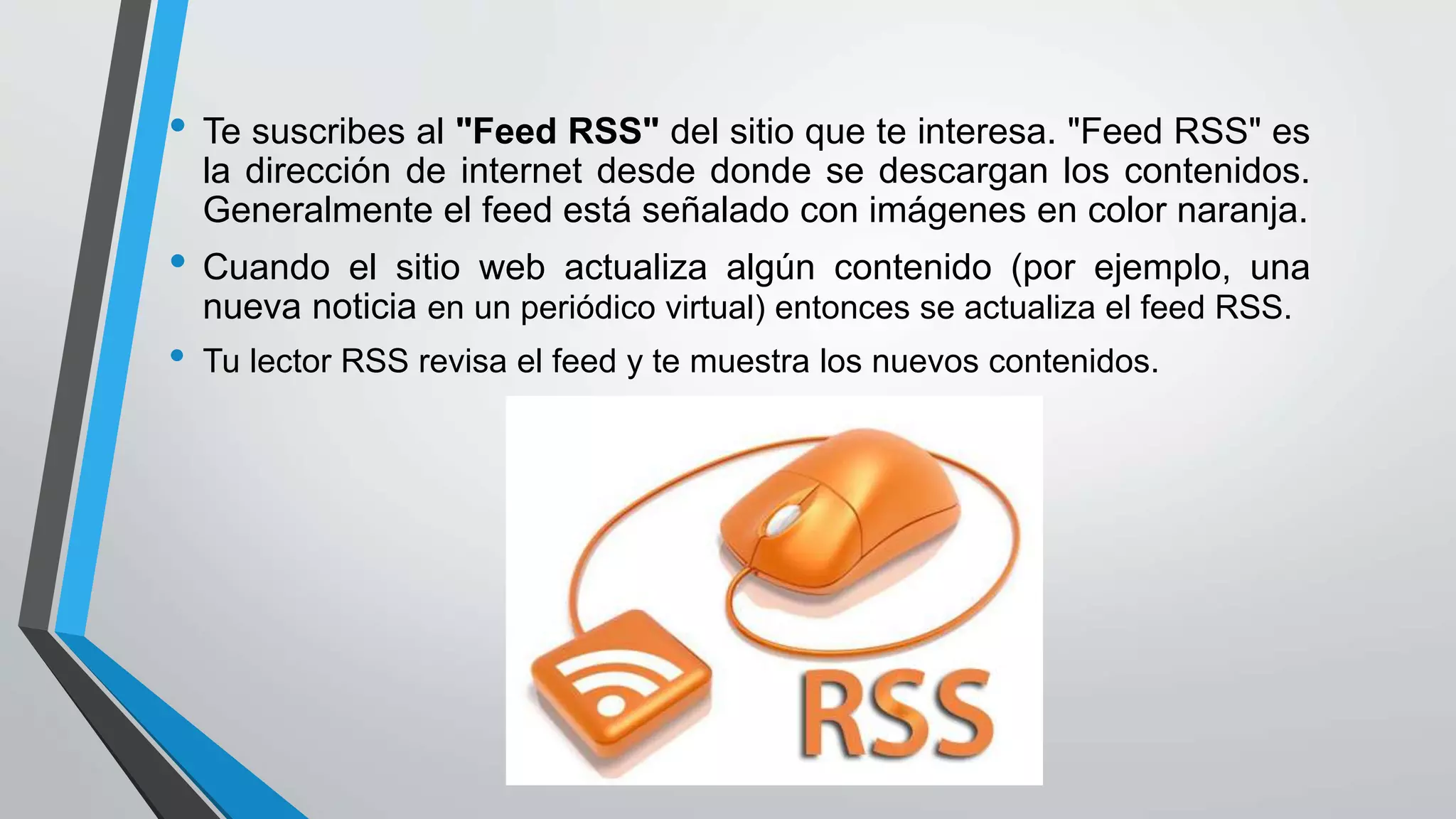 Que Es Una Rss como Funciona Y Para Que Se Utiliza PPT