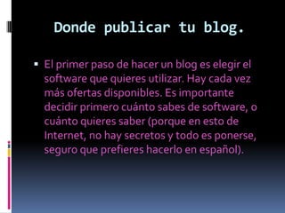 Que Es Un Blog