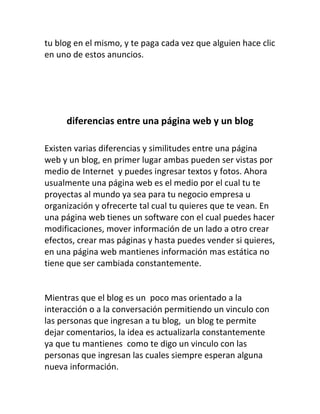 Que es un blog