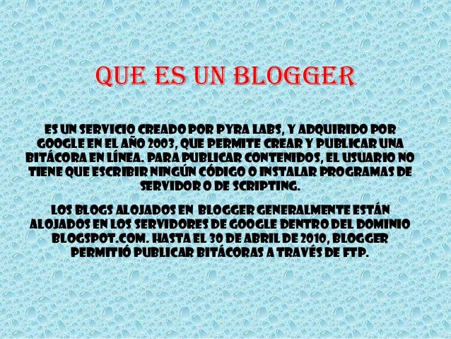 Resultado de imagen para que es un Blogger