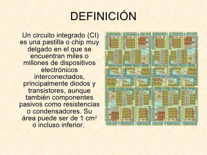 Que Es Un Circuito Integrado