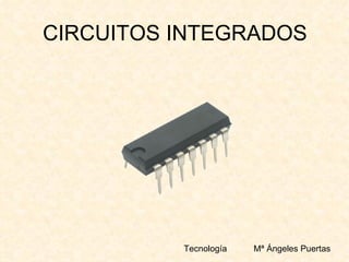 CIRCUITOS INTEGRADOS




          Tecnología   Mª Ángeles Puertas
 