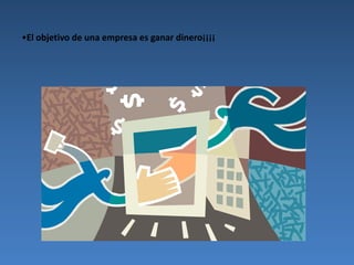 El objetivo de una empresa es ganar dinero¡¡¡¡PRODUCTOS Y SERVICIOSproveedorinventarioproduccióninventarioclientesFLUJO DE INFORMACION¿Cómo se mueve actualmente la cadena de suministro?Por un lado fluye productos y al mismo tiempo fluye una gran cantidad de información en cada eslabón de la cadena.